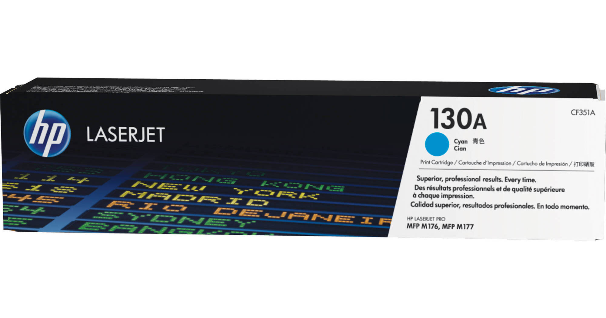 HP 130A Cyan LaserJet Toner Cartridge CF351A B&H Photo Video