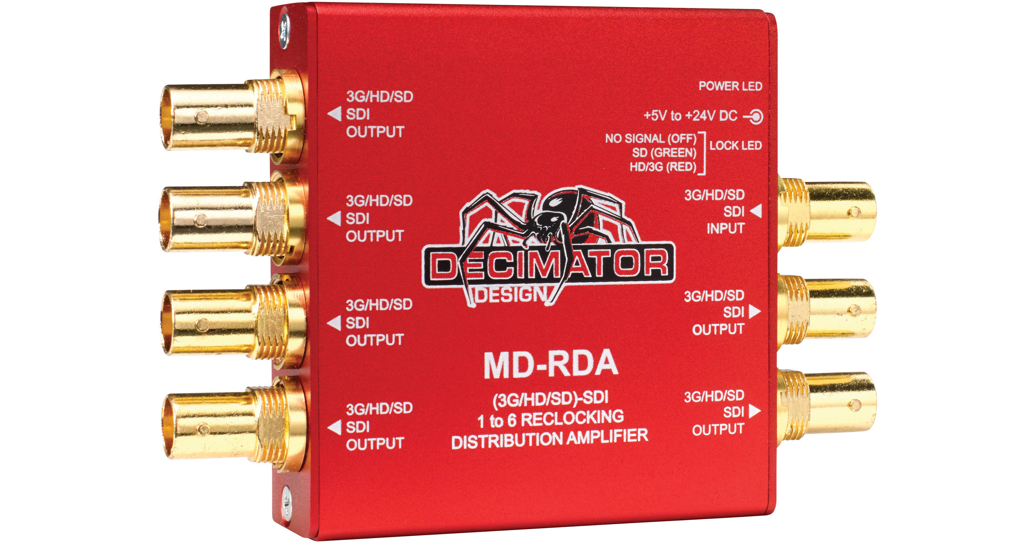 DECIMATOR MDRDA Mini (3G/HD/SD) SDI 1 To 6 Relocking DDMDRDA
