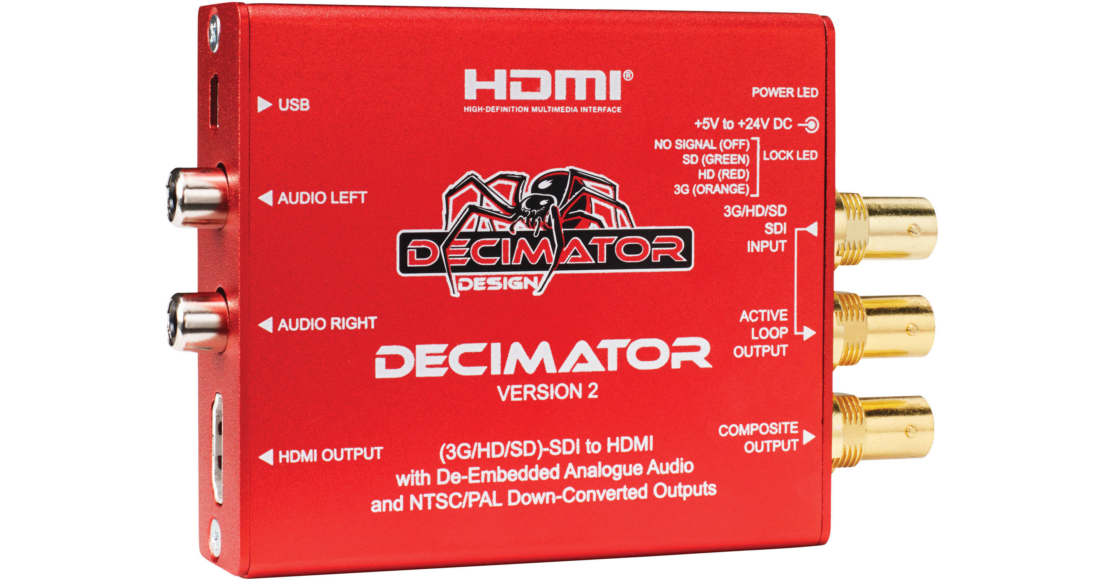 DECIMATOR DECIMATOR 2 3G/HD/SD-SDI to HDMI Converter DD-DEC-2