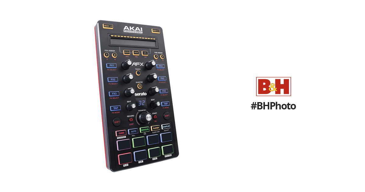 Akai Professional AFX Controller for Advanced Serato DJ AFX B&H