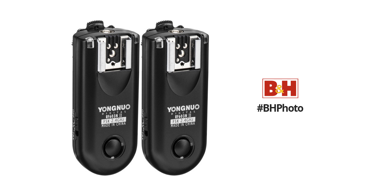 Yongnuo RF-603N II Wireless Flash Trigger Kit RF-603II-N3 BH