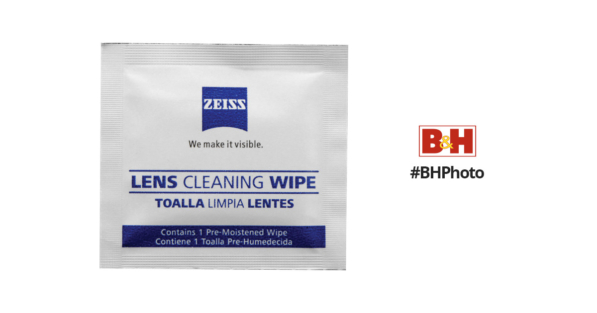  ZEISS Pre-Moistened Lens Cleaning Wipes, 200 Count : Health &  Household