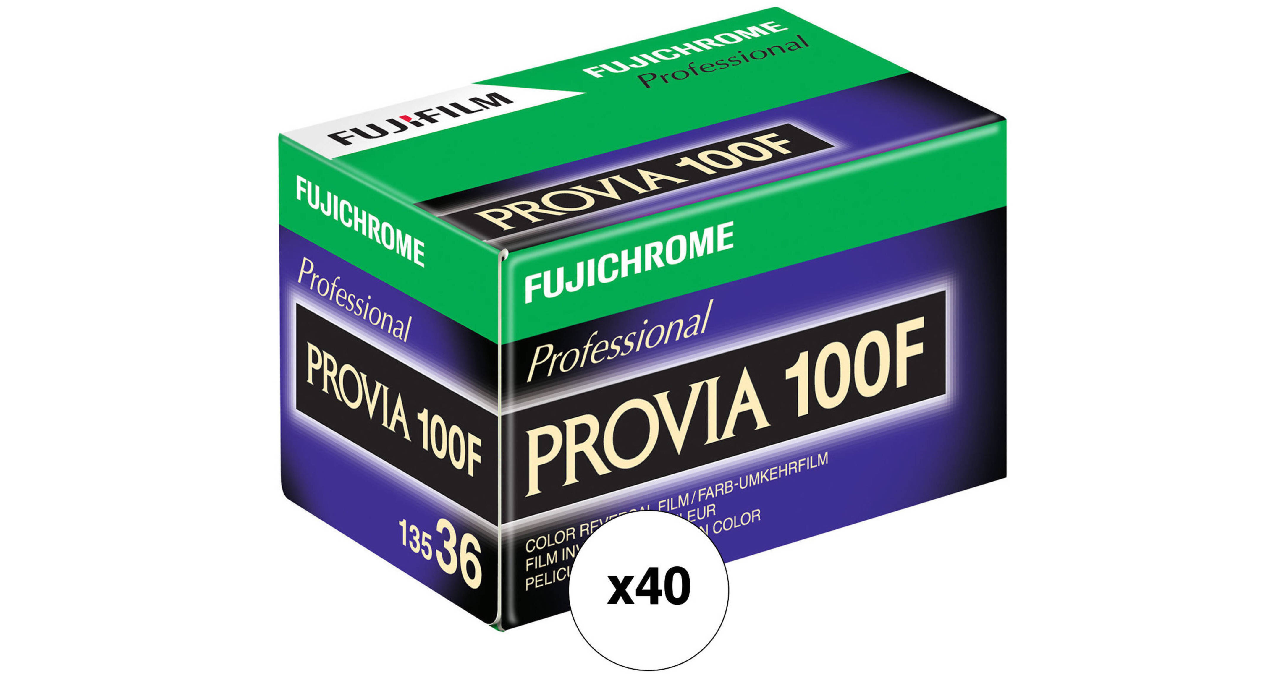 FUJIFILM Fujichrome Provia 100F Professional RDP-III Color