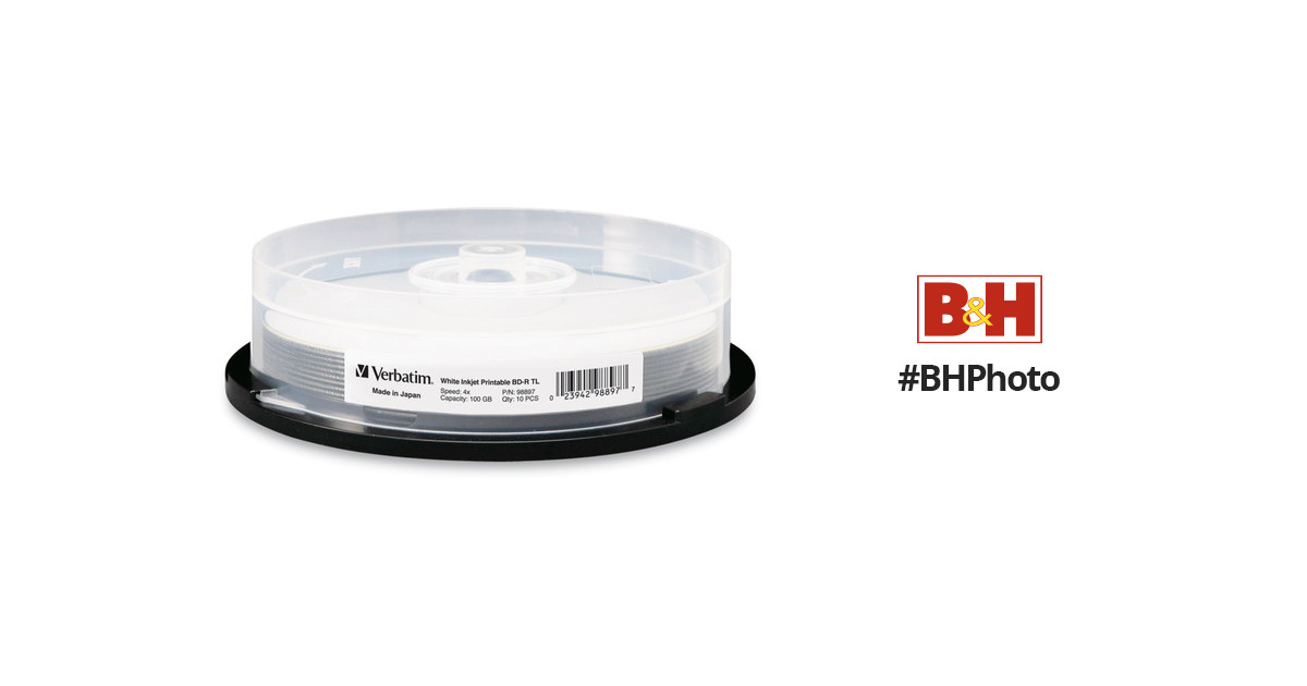 Verbatim BD-R XL 100 Go vitesse 4x imprimable (par 5, boite) - Blu-ray  vierge - LDLC