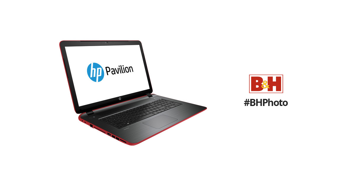 HP Pavilion 17-f027ds 17.3 Laptop Computer (Red) 6U86UA#ABA B&H