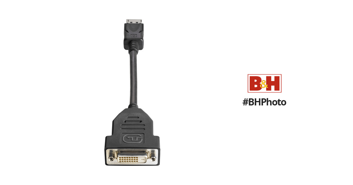 HP DisplayPort to DVI-D FH973AA B&H Photo Video