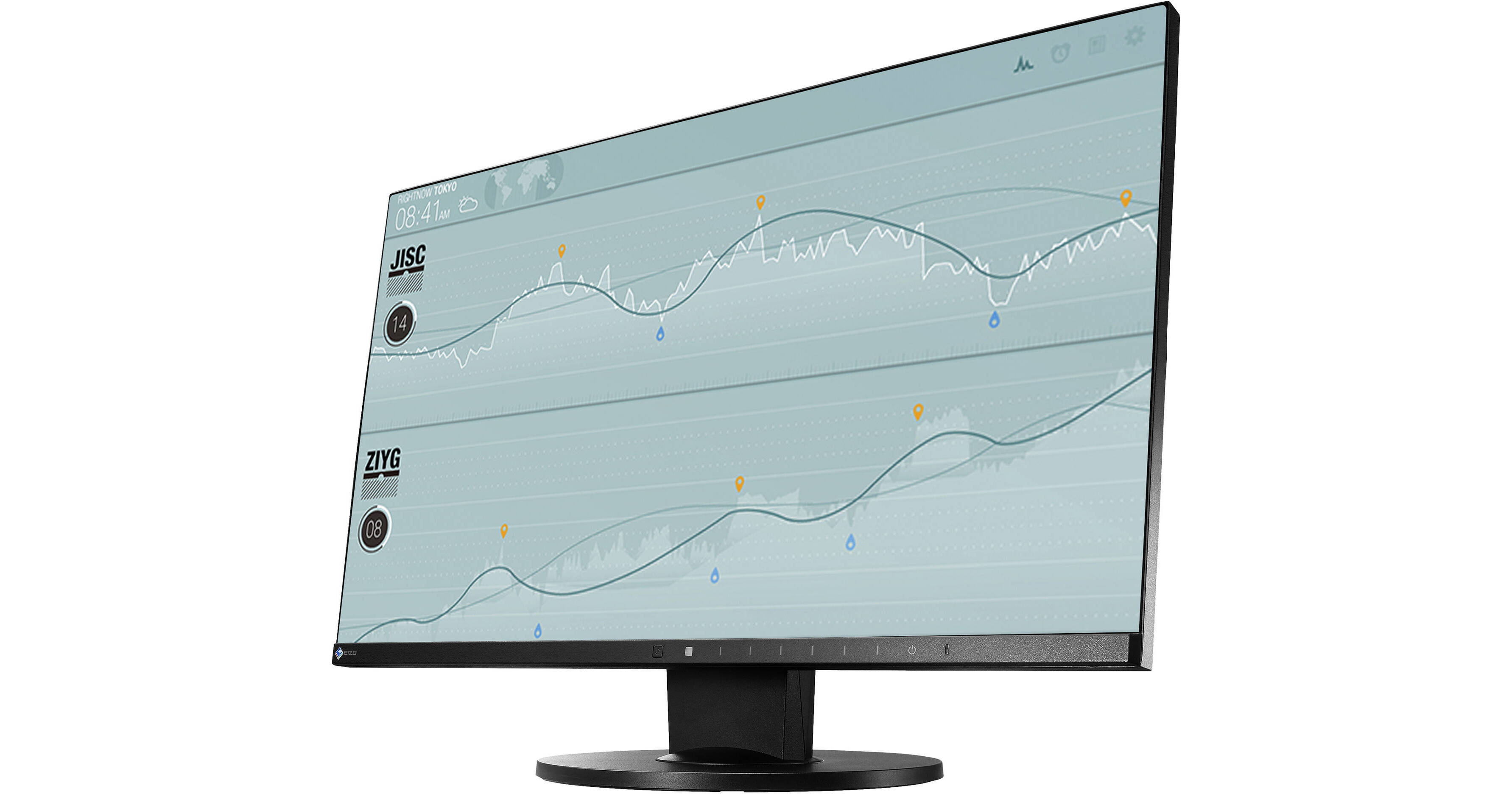 EIZO FlexScan 23型タッチパネル装着カラー液晶モニター 1920x1080 DVI