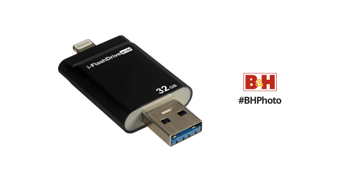 PhotoFast 32GB i-FlashDrive Evo for iOS & Mac / PC IFDEVO32GB