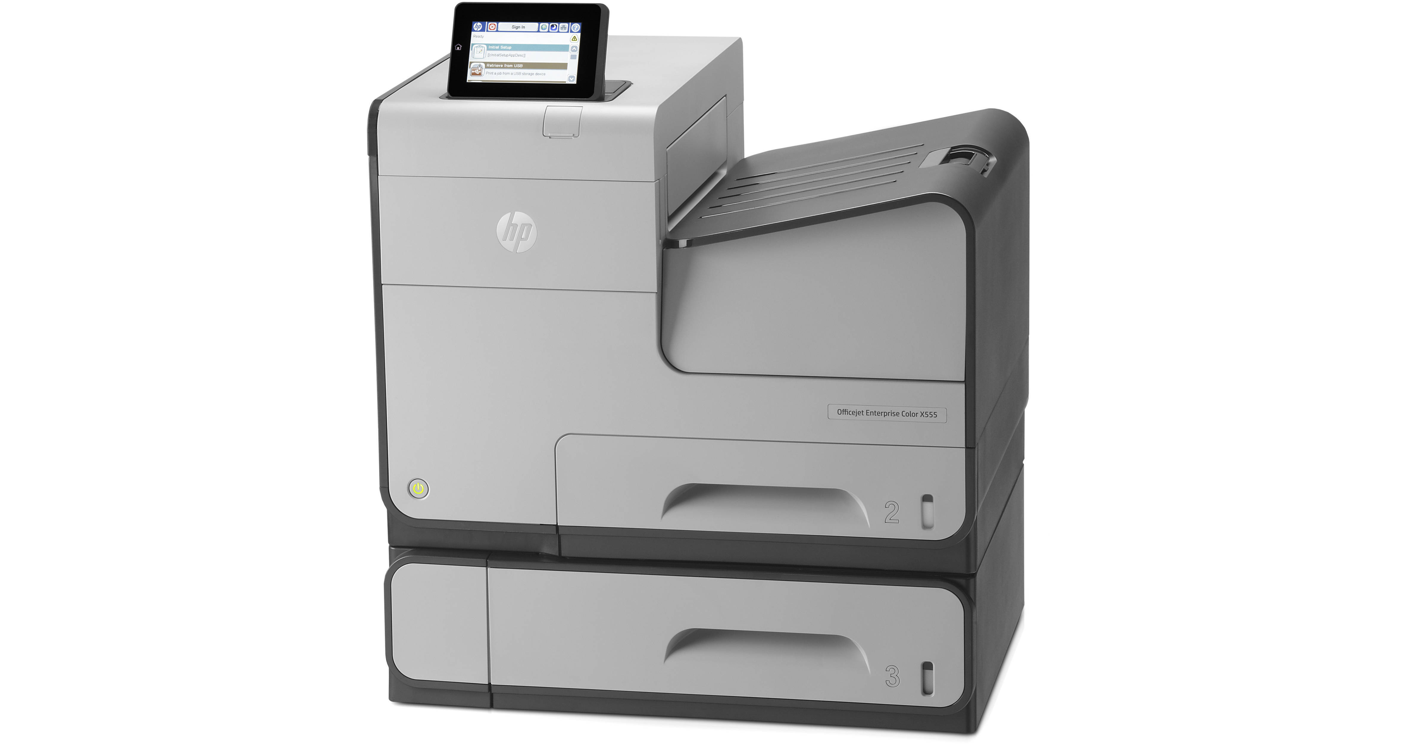 HP Officejet Enterprise X555xh Color Inkjet Printer C2S12A B&H