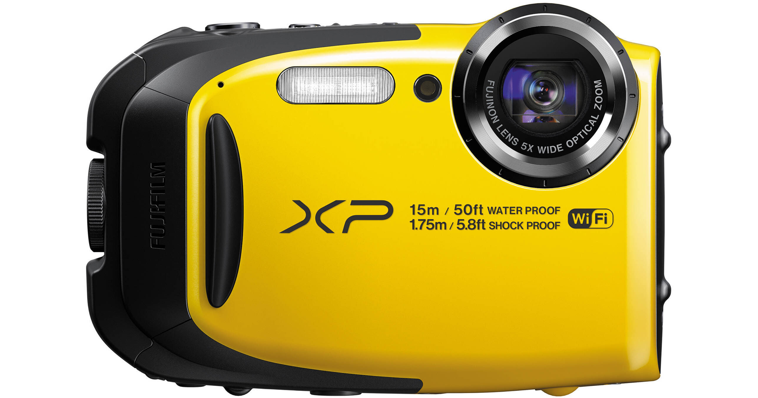 FUJIFILM FinePix XP80 Digital Camera (Yellow) 16450001 B&H Photo