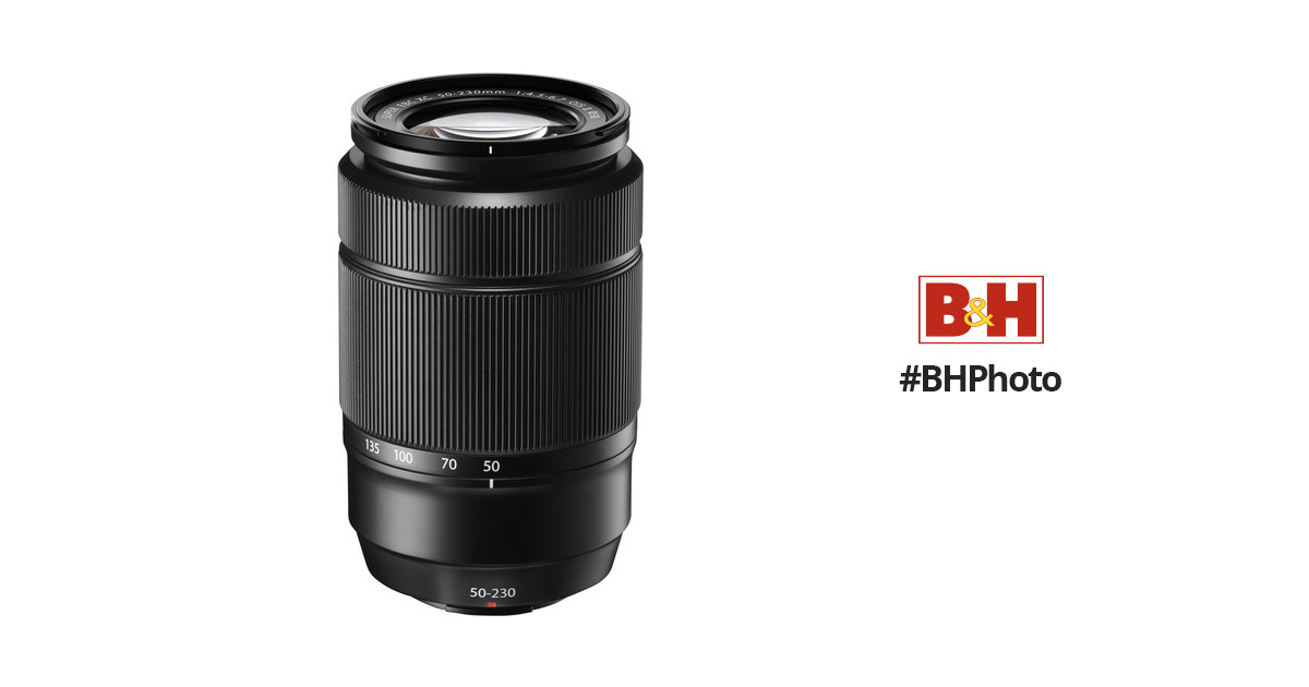 FUJIFILM XC 50-230mm f/4.5-6.7 OIS II Lens (Black) 16460771 B&H