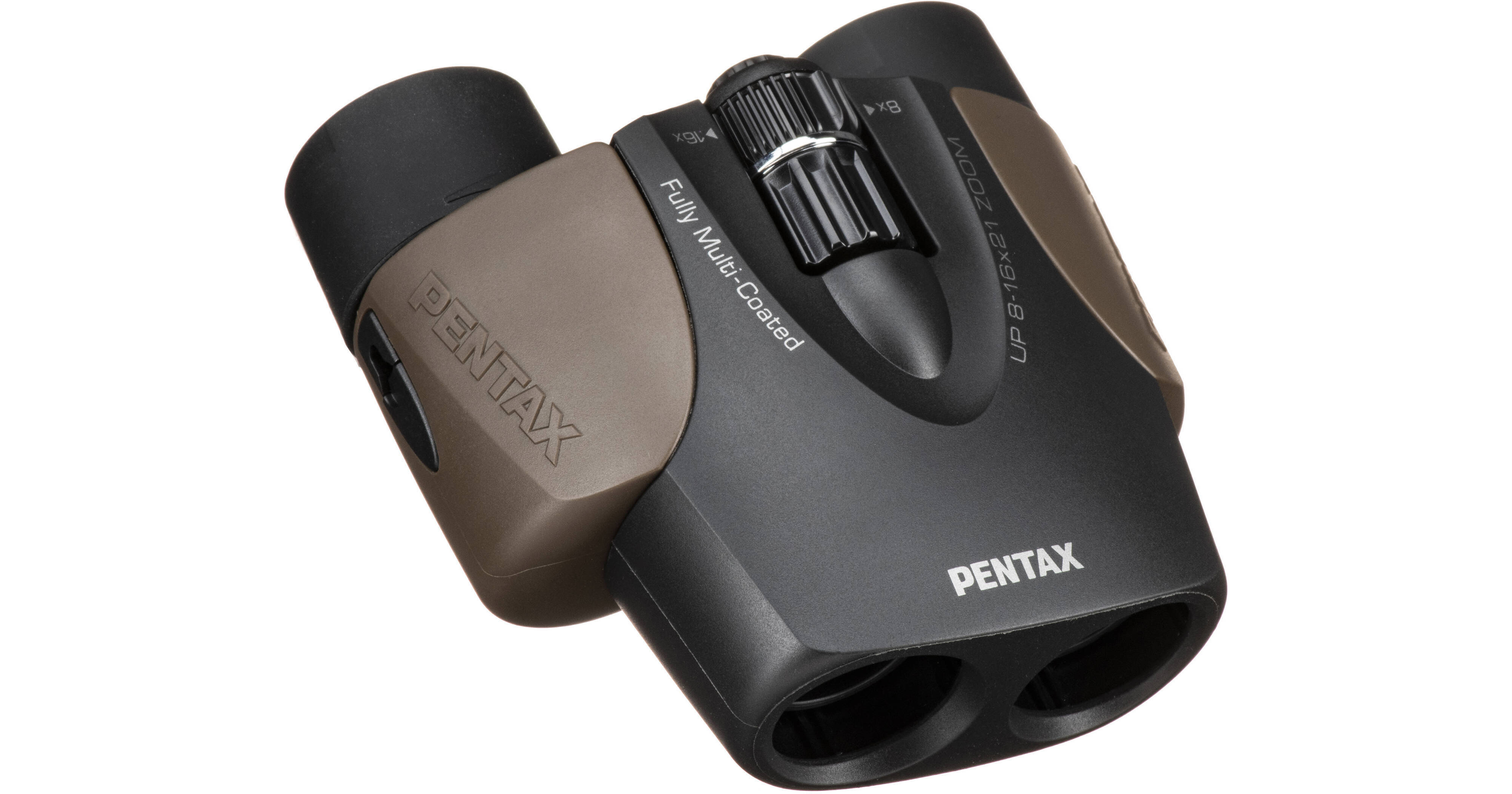 Pentax 8-16x21 U-Series UP Binoculars (Brown) 61962 B&H Photo