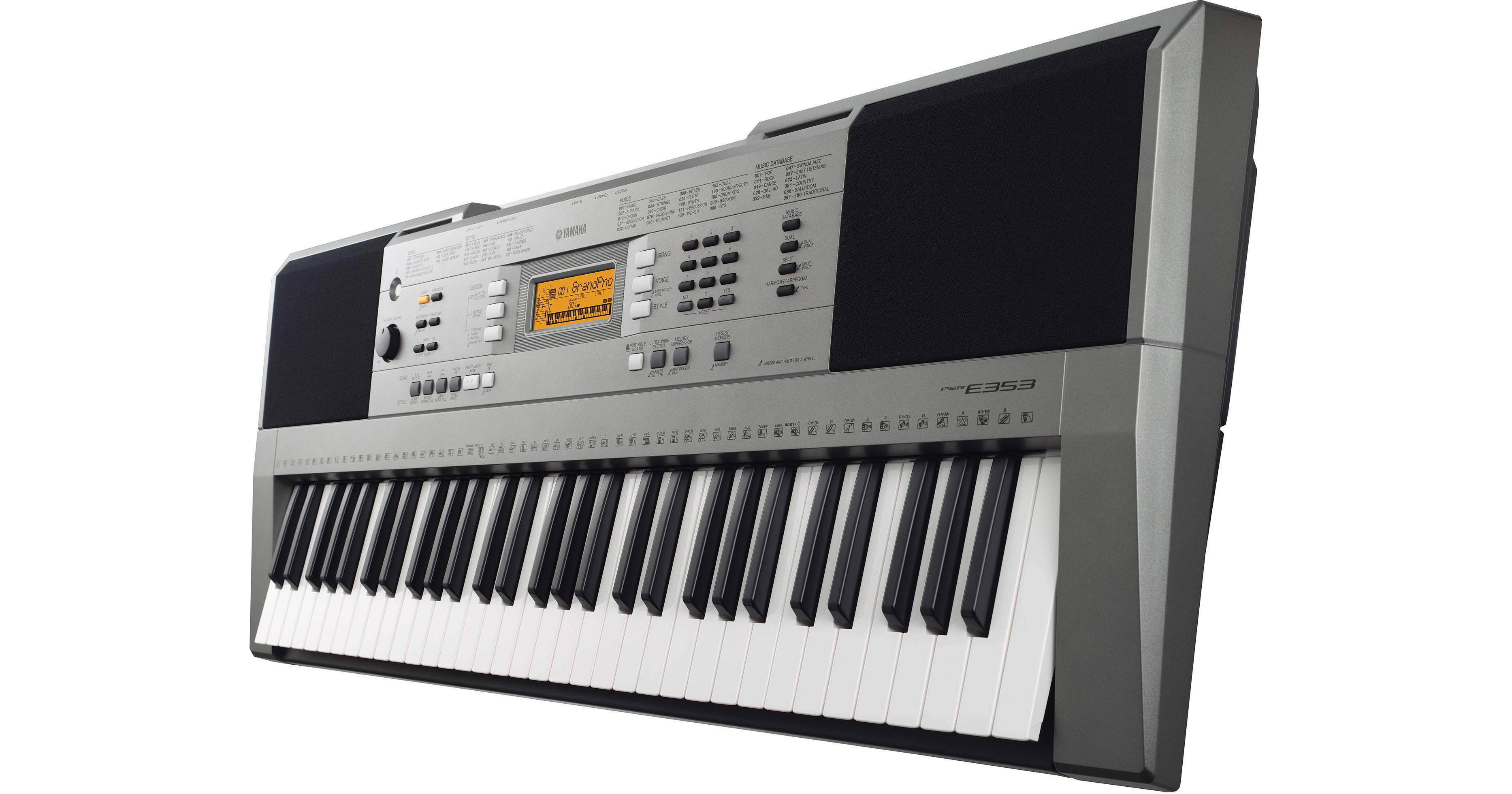 Yamaha PSRE353 Portable Keyboard (No Power Adapter) PSRE353