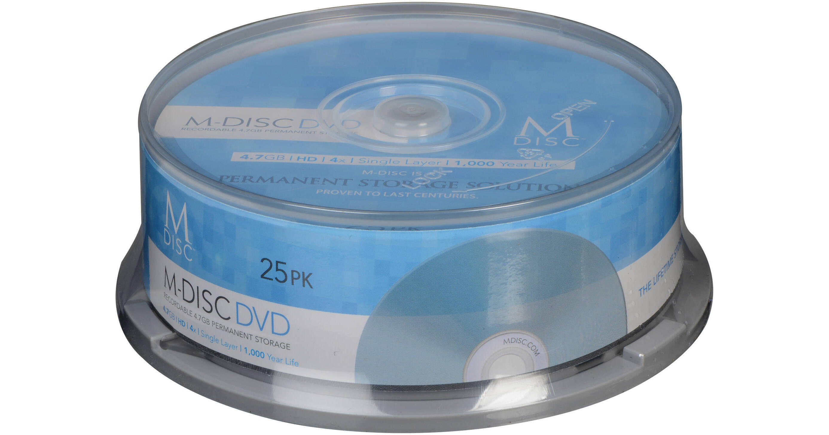 M DISC DVD R Discs 25 Pack MDHA025C B H Photo Video m-disc-dvd-r-discs-25-pack-mdha025c-b-h-photo-video