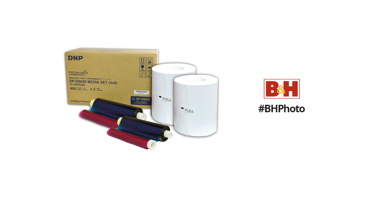 DNP DS620A 4x6 Media - Paper & Ribbon Print Kit