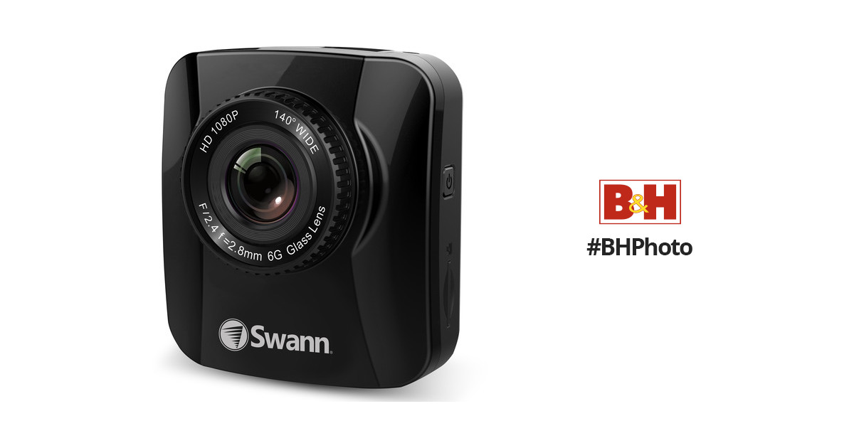 DCM Swann SWADS-140DCM 1080p Navigateur Full HD Filet Piston Enregistreur GPS Suivi 