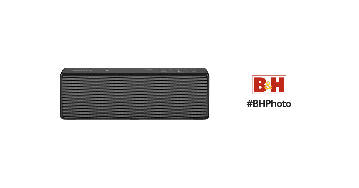 Sony SRS-X33 Portable Bluetooth Speaker (Black) SRSX33/BLK B&H