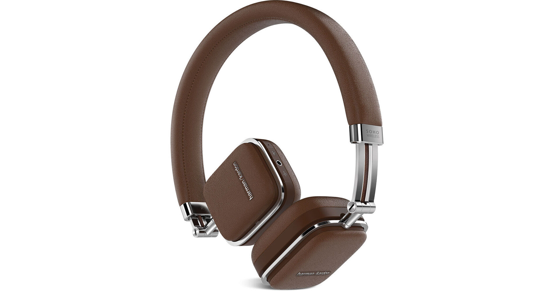 Harman Kardon Soho Bluetooth On-Ear Headphones (Brown)