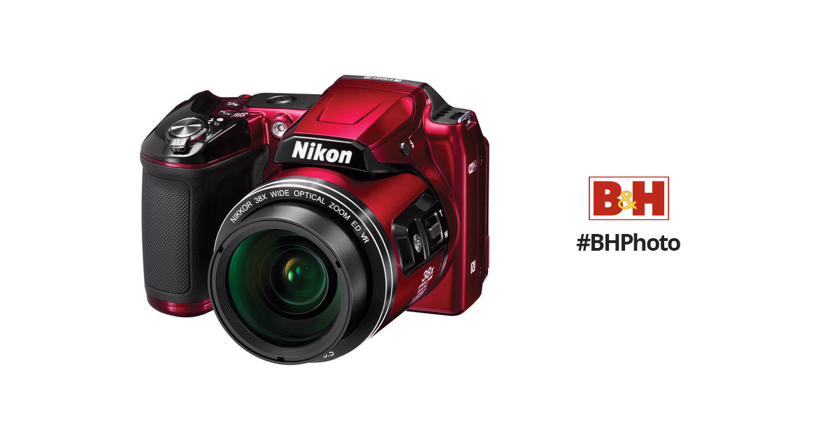Nikon L840 COOLPIX Digital Camera (Red L840) B&H Photo