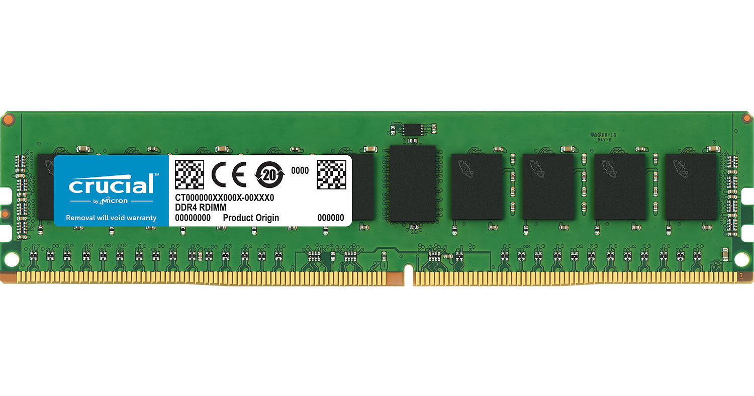 Crucial 8GB DDR4 2133 MHz RDIMM Memory Module CT8G4RFS4213 B\u0026H