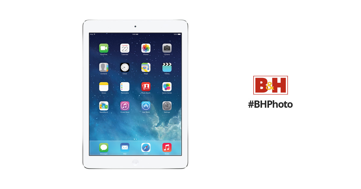 Apple 128GB iPad Air (Wi-Fi + 4G LTE, Silver) ME988LL/A B&H