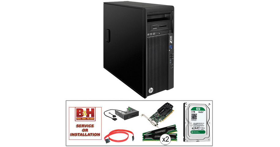 HP Z230 Series F1M15UT Turnkey Workstation with 32GB RAM, 4TB