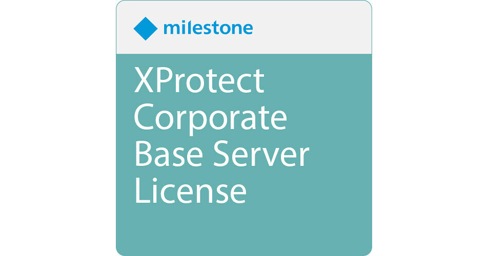 Milestone XProtect Corporate Base Server License XPCOBT B&H