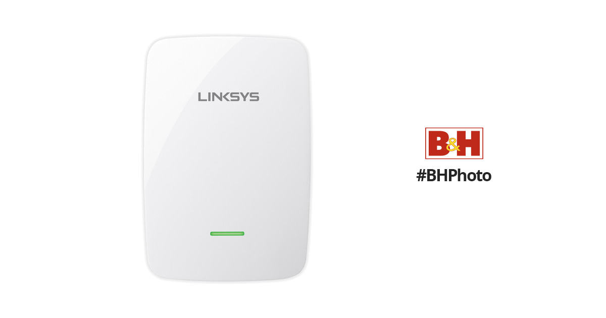 sektor Recollection Stor mængde Linksys RE4100W N600 Dual Band Wi-Fi Range Extender RE4100W B&H