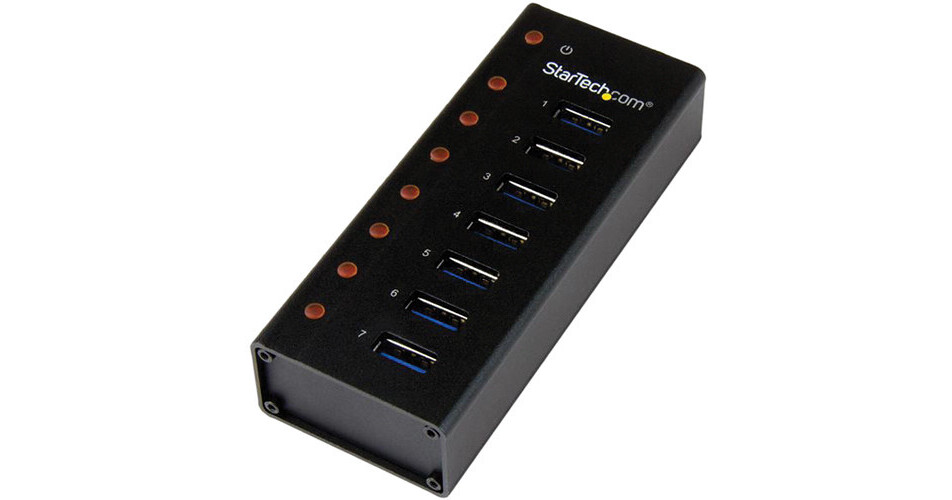StarTech 7 Port WallMountable USB 3.0 Hub ST7300U3M B&H Photo