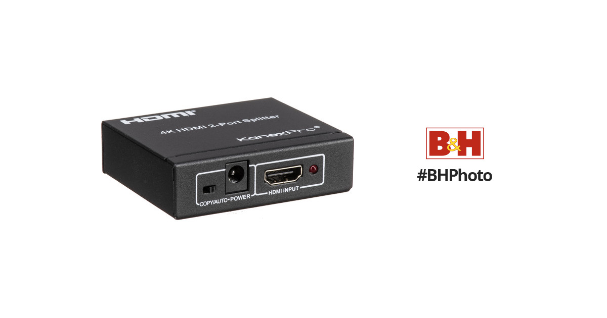 DW HDMI SPLITTER 1 In 2 Out Support 4Kx2K 3D 1080P – digitalworld