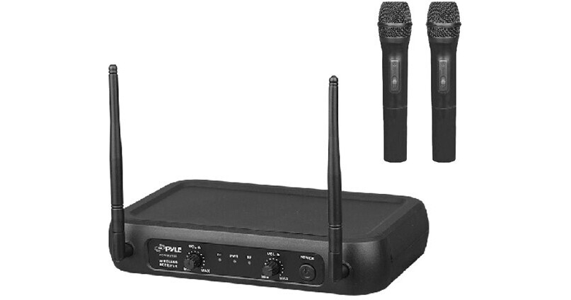 Pyle Pro PDWM2135 2 Person VHF Wireless Microphone PDWM2135 B H