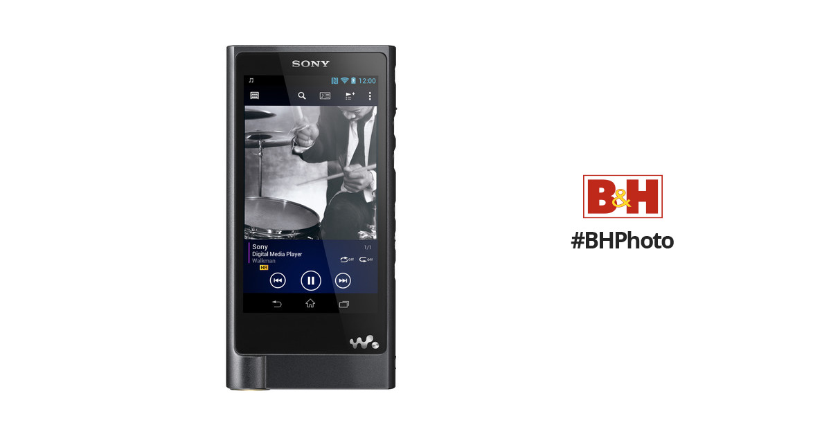 Sony 128GB NW-ZX2 Walkman - High-Resolution Digital NWZX2BLK B&H