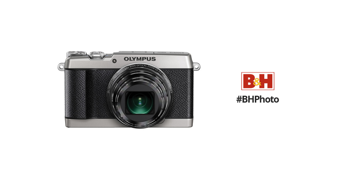 Olympus Stylus SH-2 Digital Camera (Silver) V107090SU000 B&H