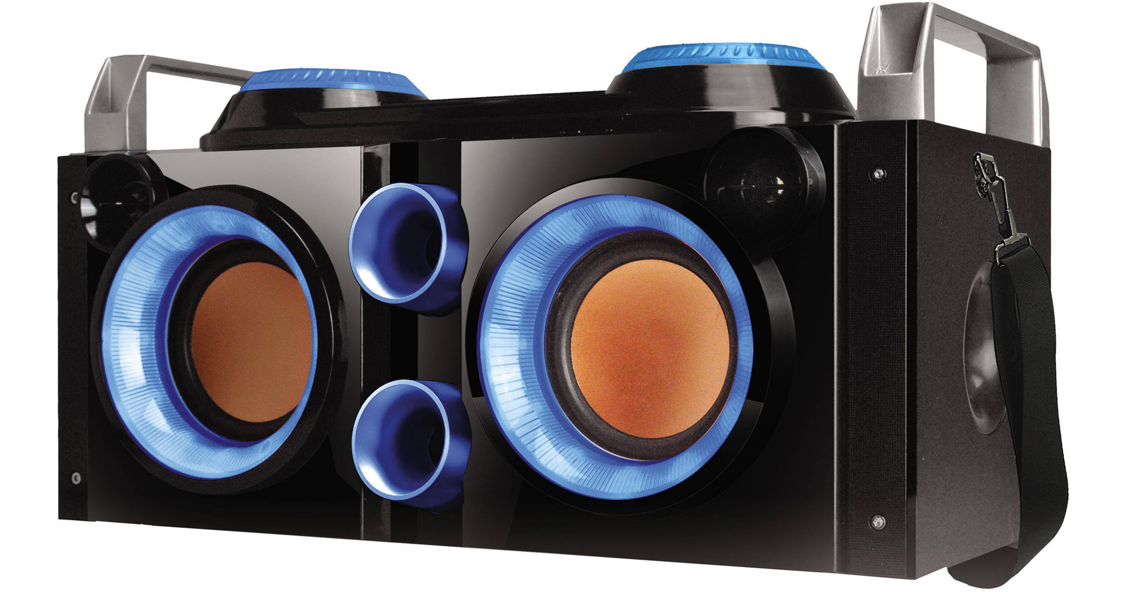 QFX Portable Tailgate Battery Powered PA System PBX505200BTBLUE