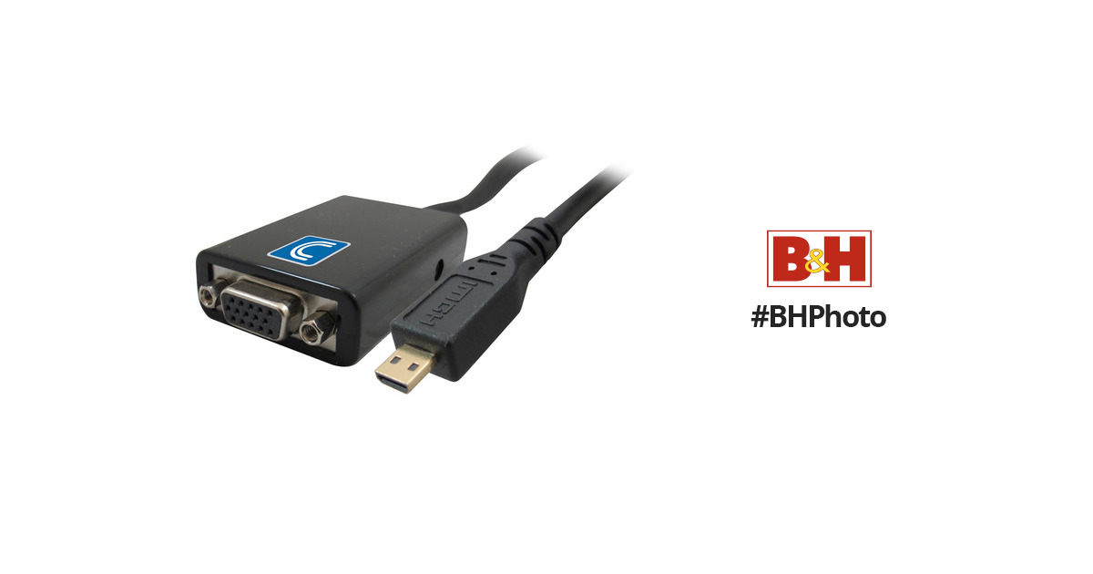 Comprehensive HDMI Type D to VGA Converter with Audio HDDM-VGAF