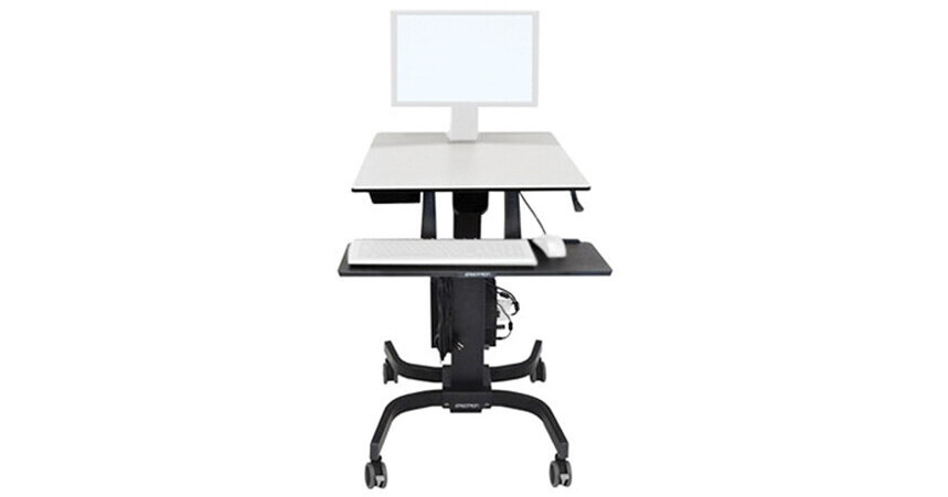 Ergotron WorkFit-C Single LD Sit-Stand Workstati 24-215-085 B&H