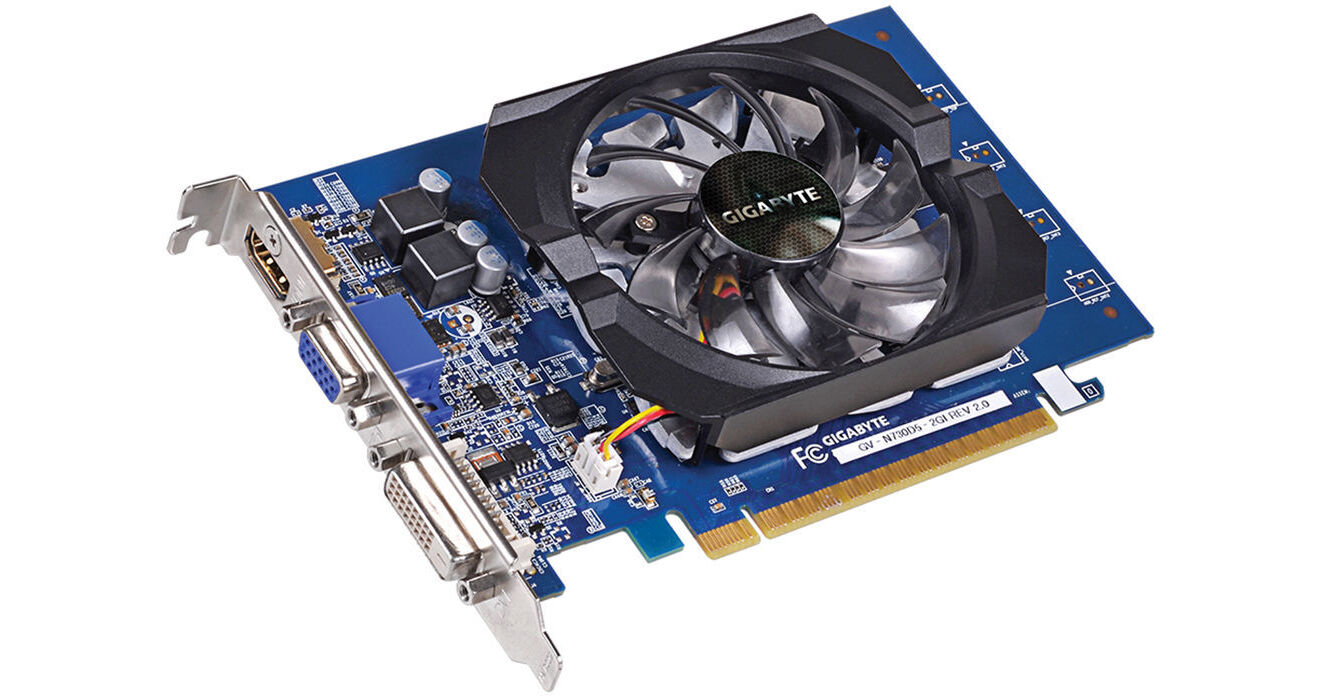 GIGABYTE GeForce GT 730 Video Card GV-N730D5-2GL 