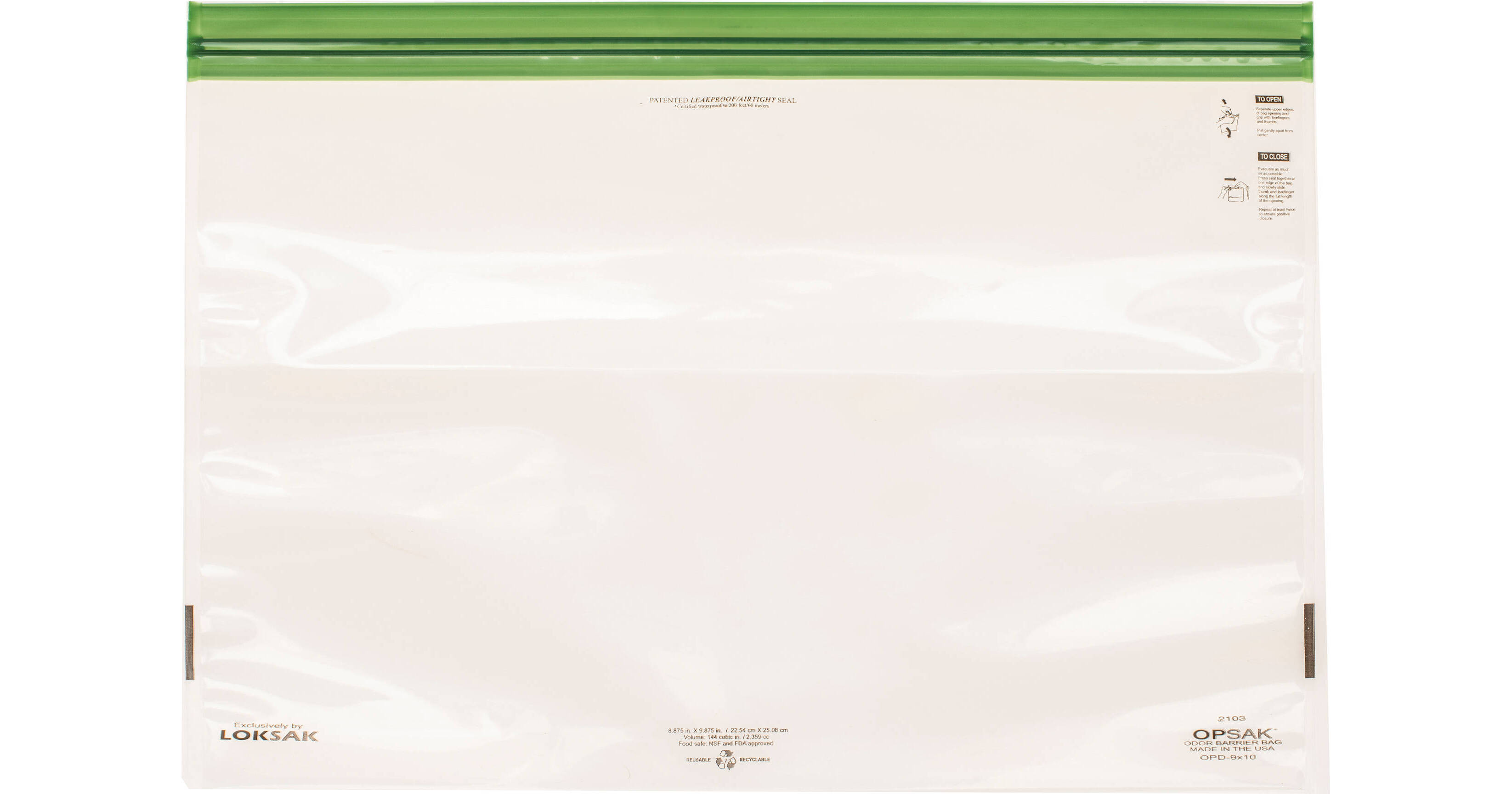 LOKSAK OPSAK Waterproof Bags 28 x 20" (2Pack) LOKOPD228X20
