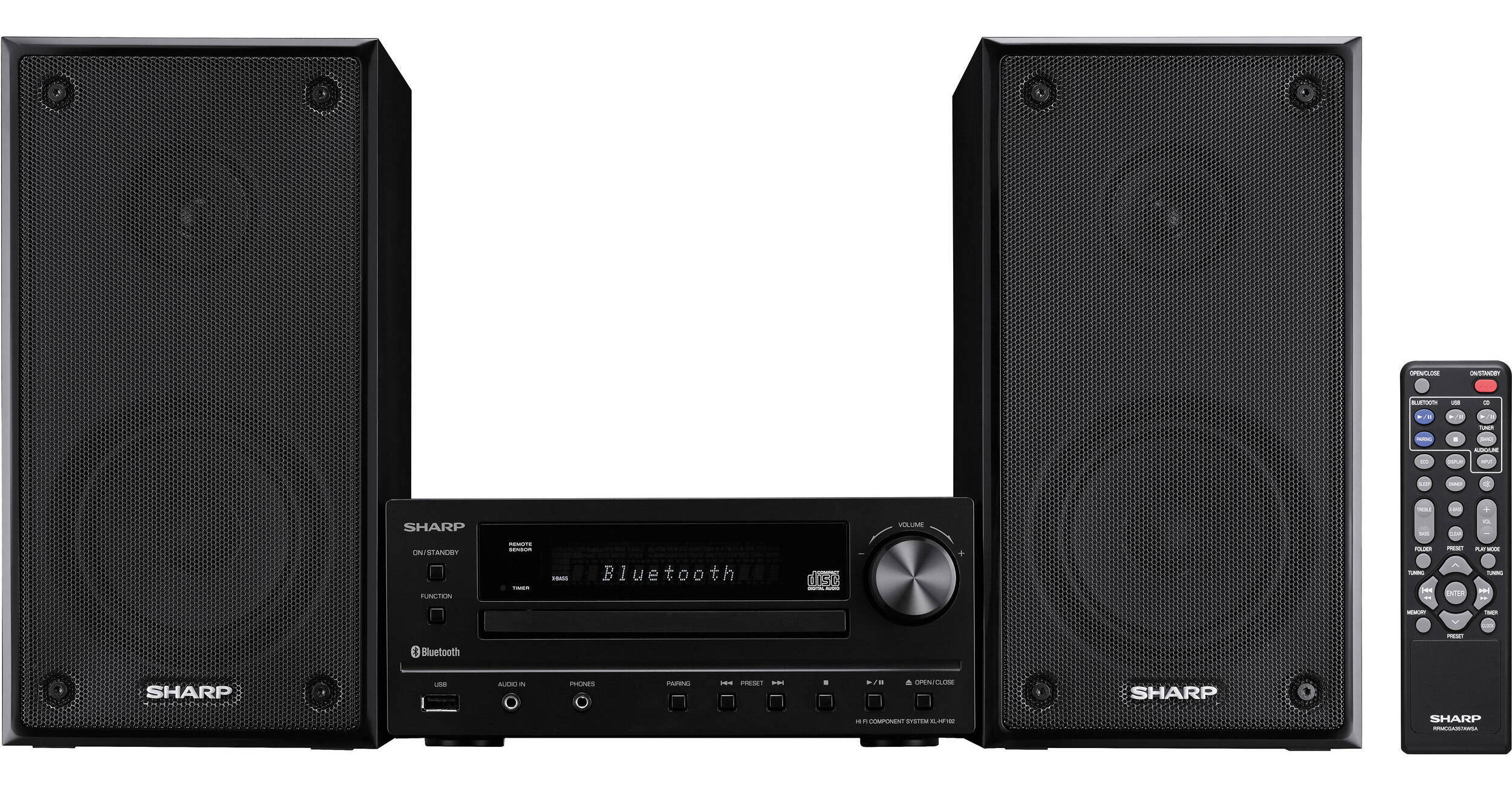 Sharp XLHF102B HiFi Component System XLHF102B B&H Photo Video