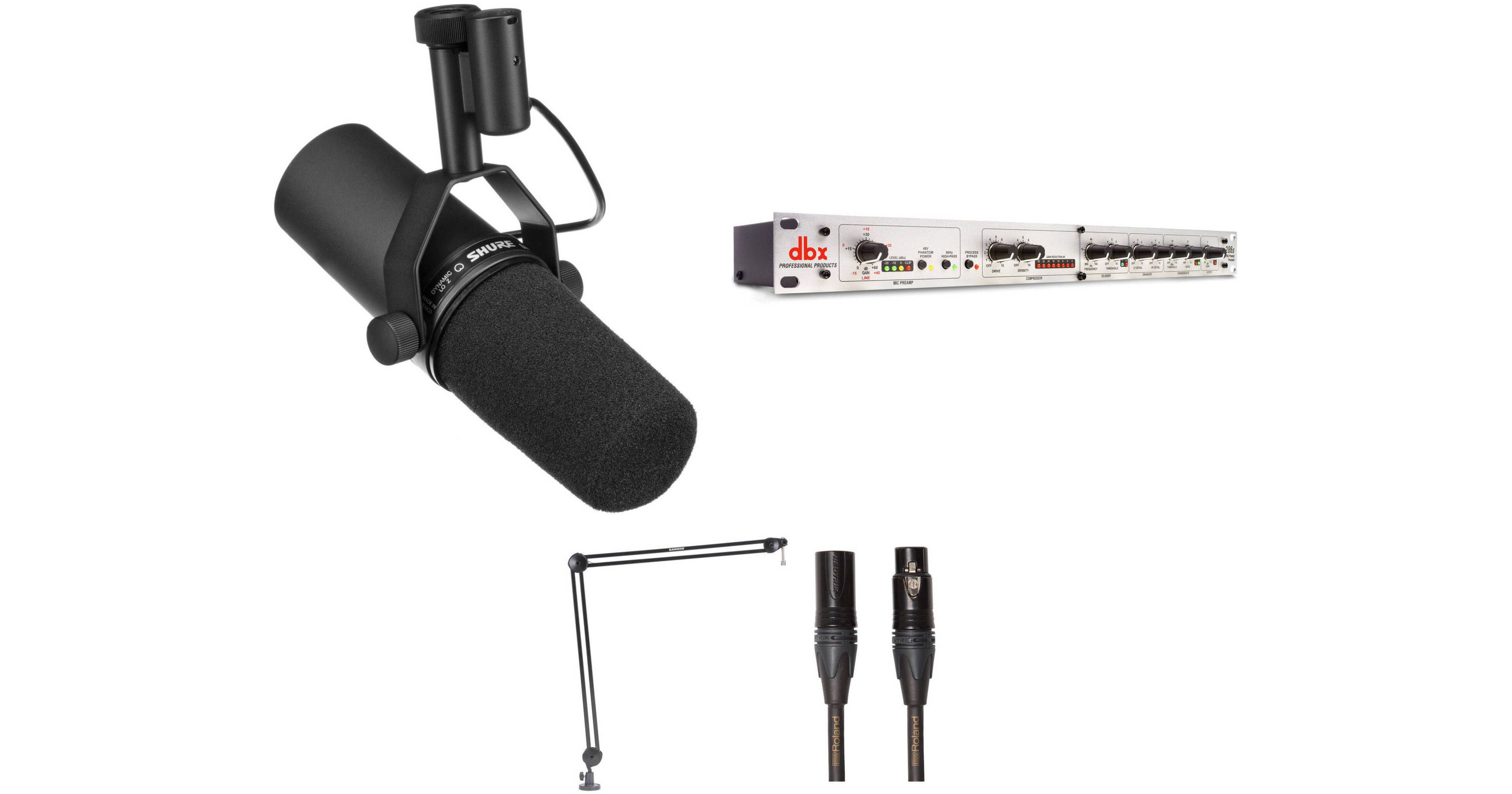 Shure SM7B Microphone & dbx 286s Preamp Broadcaster Kit B&H