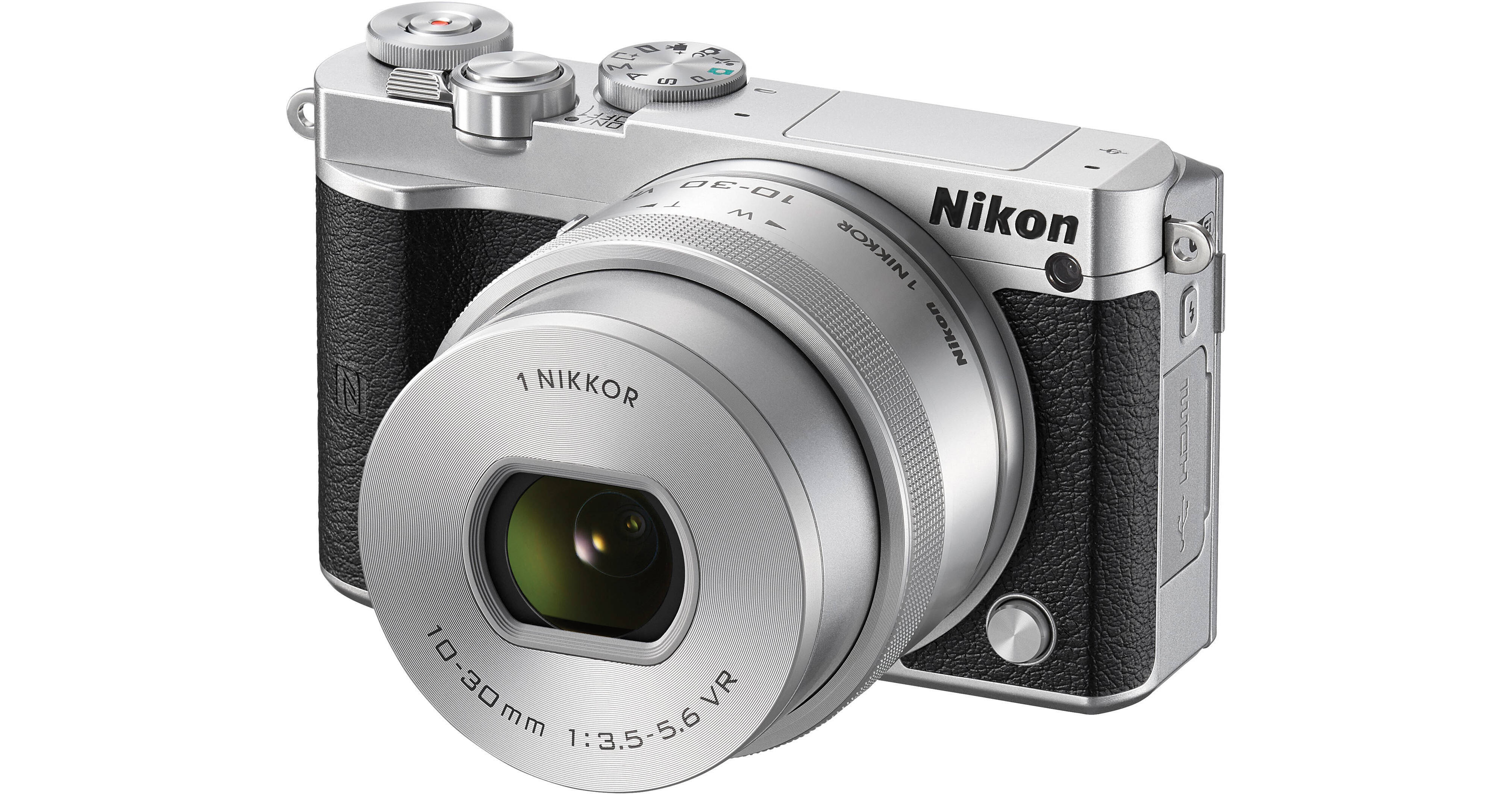 Nikon 1 J5 Mirrorless Digital Camera with 10-30mm Lens 27709 B&H