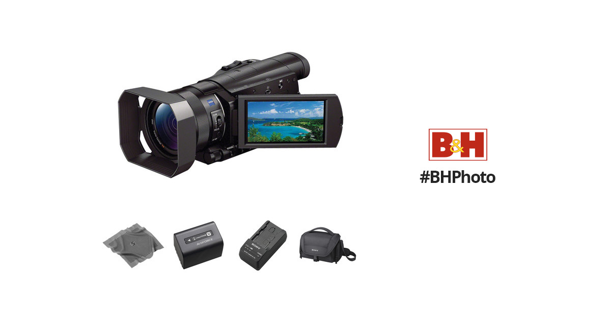 Sony HDR-CX900 Full HD Handycam Camcorder with Lens Cloth Kit