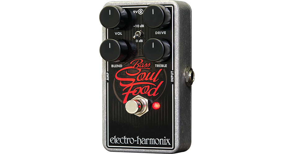 Electro-Harmonix Bass Soul Food Transparent Overdrive Pedal