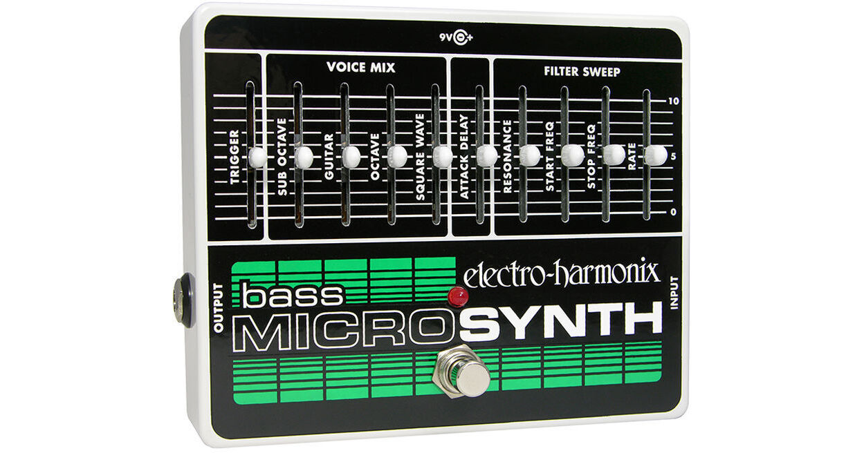 Electro-Harmonix Bass Micro Synthesizer BASSMICRO B&H Photo Video