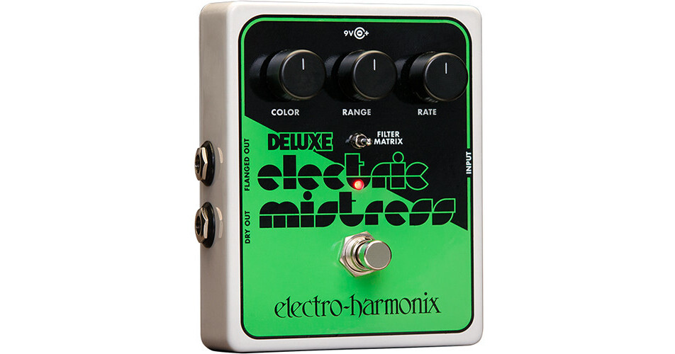 electro harmonix deluxe electric mistress xo analog flanger pedal