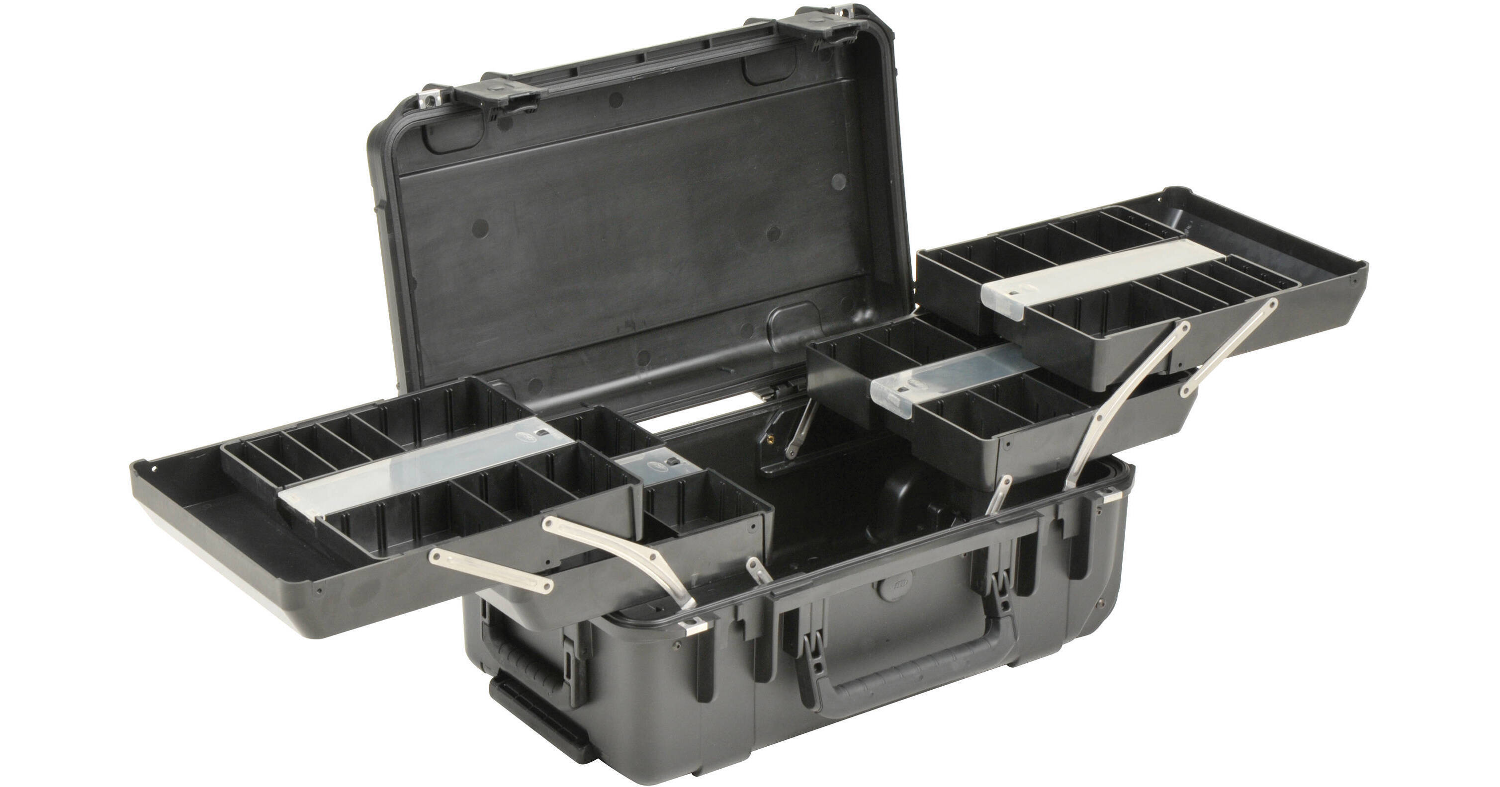 SKB 3i-2011-7B-TR iSeries 2011-7 Waterproof Tech Box with Dual Trays