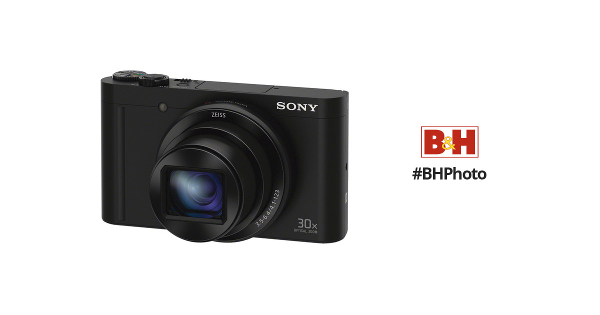 Sony Cyber-shot DSC-WX500 Digital Camera (Black) DSCWX500/B B&H