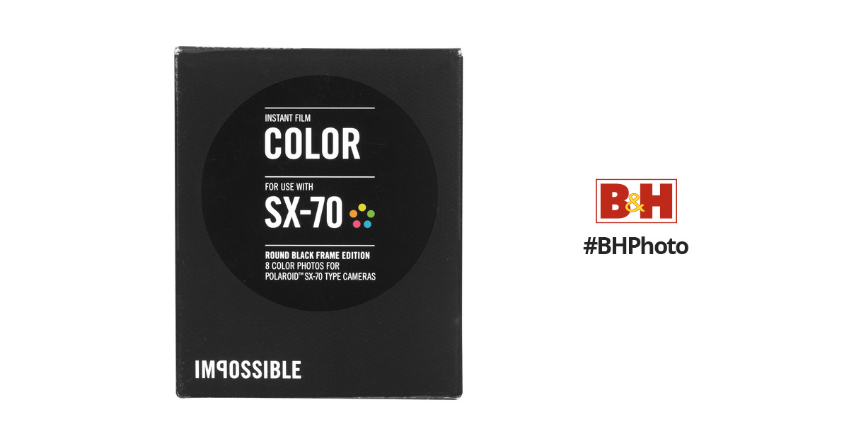 Impossible Color SX-70 Black Frame Film