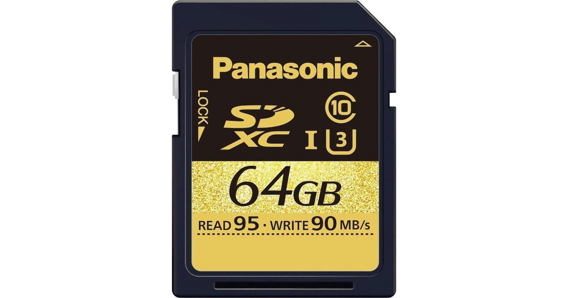 Panasonic 64GB U3 SDXC Memory Card (Class 10) RPSDUD64GAK B&H