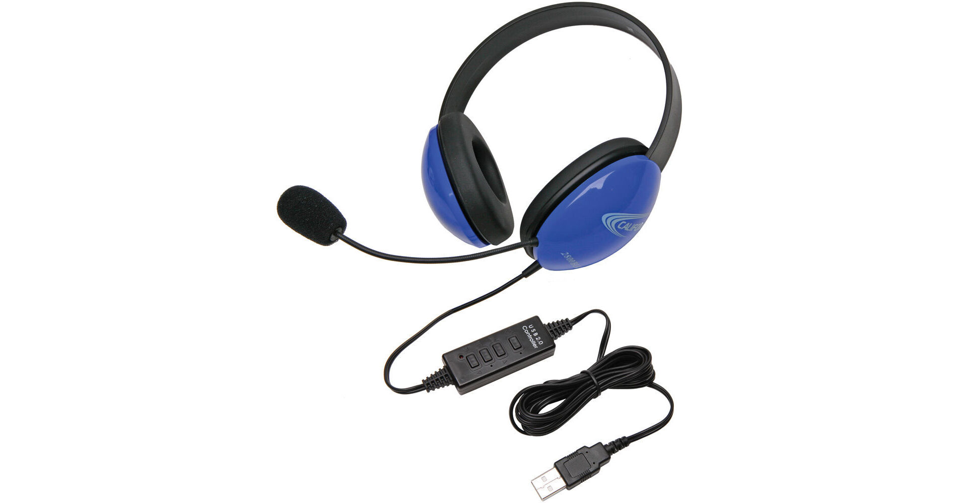Califone 2800BLUSB Headset (USB, Blue) 2800BLUSB B&H Photo